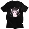 メンズTシャツかわいいピンクガールキャラクターハラジュクプリント短袖の夏の毎日のTシャツカジュアルラウンドネックコットンファッショントップ