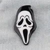 Brosches Halloween Horror Face Emamel Pin Bag Lapel Pins Tecknad coola märken på ryggsäck Dekorativa smycken Presenttillbehör221s
