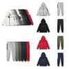 Tech Fleeces Full Zip pantalons de créateurs épais sweats à capuche pour hommes Ensembles Vestes costumes entraînement de fitness Espace sportif Survêtements en coton Hoodys Joggers Running techfleeces YZ