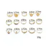 Clusterringen Vintage Boheemse MIDI -vingerringen ingesteld voor dames strand diamant druppel edelsteen kristal bruiloft knokkel boho fas dhlzy