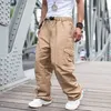 Joggers Cargo Pants Men Harem Multi-Pocket Camouflage Man Cotton Sweatpants Streetwear Casual Plus Size Trousers M-7XL