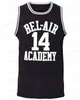 Baskettröjor The Prince of Bel-Air Academy #14 Will Smith Jersey All sömnad Mens Black Green Yellow Bel-Air Basketball Cheap Jersey