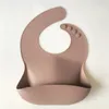 18 colori Baby silicone che alimenta bavagietto cartone animato impermeabile per alimenti per alimenti neonati regolabili inspitti per asciugamano salvaspa