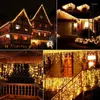 Decorazioni natalizie Luci per tende per decorazioni per la casa Ghirlanda per finestre di Natale Anno 2022 Regalo Noel Navidad