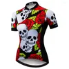 Kurtki wyścigowe Weimostar Pro Drużyna jazdy na rowerze Jersey Kobiety Summer Short Sleeve Rower Clothing Road MTB Rower Shirt