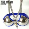 Chastity Devices Stainless steel bra belt metal bra sm sex adjuster silicone female pseudo girl anti-attack products