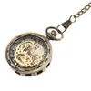Карманные часы Механические часы для стимпанк ретро -роскошные мужские и женские моды