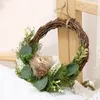 Dekorative Blumen Nordic Ostern Vogelnest Kranz Künstliche Blumengirlande Urlaub Veranstaltung Hochzeit Kunst Wohnzimmer Wand Tür hängen