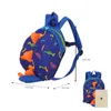 Backpacks Children Cute Cartoon Dinosaur Plush Anti Lost Bag Creative With Tail Gift For Baby 221203