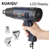 Heat Guns 1800W Professional Electric Air Temperaturecontrolled Building Hair Dryer Soldering Tools Adjustable Nozzle 221202