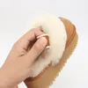 2023 Australia Snow Boots Fur Slides Slippers Women Men Classic Ultra Mini Pantoufles Elastic Stripes Platform Ladies Winter Wool Warm Slip-on Shoes