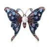 Broches Viennois Émail Broche Papillon Coloré Strass Imitation Perle Insectes Pins Banquet Cadeaux De Noël Accessoires Bijoux