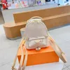 Children's Designer Cute Backpacks Korean Girl Mini Princess Backpack Classic Pattern Printed Leather Messenger Bag Fashion Baby Candy Bags Gift