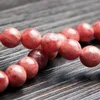 Strand 8 mm oryginalny naturalny czerwony rhodochrosad klejnoty kamienne okrągłe koralik kryształowa biżuteria stretch urok bransoletka femme