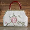 Abendtaschen YourSeason Handgemachte Damen bestickte Handtaschen 2022 Vintage chinesischer Stil Bankett Blume Frauen Schulter