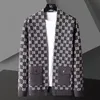 Herrtr￶jor V-ringning Nytt h￶st Winter Designer m￤rke Luxury Stick Cardigan Loose Wool Sweater