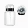 Storage Bottles 200ML Women Beauty Portable Cosmetic Tool Plastic Nail Art Pump Dispenser Spray Bottle Polish Remover Container