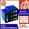 3.2V 271AH 280AH LiFePO4 batterie flambant neuf Rechargeable Lithium fer Phosphate batterie bricolage 12V 24V pour RV chariot de Golf électrique