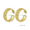 Boucles d'oreilles cerceaux 2022 D￩claration de m￩tal charmante bijoux ￠ la mode