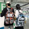 mode école sac à dos pour adolescents cool cartable étanche léger voyage Graffiti sac à dos collège grand cartable