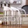 Herb Spice Tools Creative automatic oil bottle leakproof kitchen multipurpose opening and closing transparent dustproof and 221203