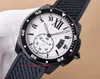 Classic multi style Super Quality watches for men 42mm Sapphire Luminous Auto Date Eta 2824 movement 316L BLACK steel case W7100056 DE mechanical Men's Wristwatch