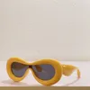 Nya modemän och kvinnor solglasögon 40099 Special Design Färg Uppblåst maskform Frame Avant-garde Style Crazy Intresse With Case