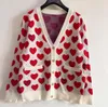 2022GG Maglioni da donna Nuovo cardigan dolce coreano Monopetto con scollo a V Lady Top Giacca lavorata a maglia Abiti corti da donna