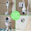 E27 BASE BULBS IP CAMERAS 1080P Smart Home Beveiligingssysteem Remote View Mini Wireless Surveillance HD 360 View Network WiFi Lights Bulb Camera