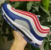 97 Loopschoenen Heren Dames Casual Sean Wotherspoon 97s Triple Zwart Wit Zilver Bullet Gold South Beach Ghost Heren Trainers Sport Sneakers