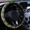 Steering Wheel Covers High Quality Cover Diameter Bohemia Style Floral Print 14.5 Inches To 15 In 4 Seasons Use