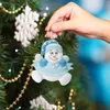 Weihnachtsdekorationen 2022 DIY Tropfenornamente Hängende Dekoration Geschenkprodukt Personalisierter Familienanhänger Navidad Decoraciones Para El Hogar