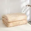 Blankets Swaddling Jacquard Cotton Towel Thread Blanket for Adults Kids Soft Breathable Bedspread Bedclothes Summer Throw on Sofa/Bed 221203