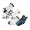 5Pairs Baby Socks Newborn Baby Boy Socks Kids Pure Cotton Animal Design Soft Children's Socks