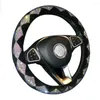 Steering Wheel Covers Accessories Cover Rhinestone Shiny Universal Fashion Durable