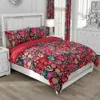 Bedding sets Nordic Linen Duvet cover King Euro 240x220 size Bed Set Blanket Quilt Covers for home Bedclothes bird 221206