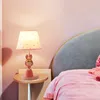 Tafellampen schattige cartoon kleine prinses kinderoogverzorging lampmeisje's verjaardagscadeaubeer bedacht nachtlicht