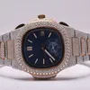Polshorloges Iced Out Aangepast Diamond luxe herenhorloge handgemaakte fijne sieraden fabrikant Labgrown diamanten horloge