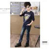 Jeans Kids Clothing Spring Autumn Children Pants Boys Trousers Fashion Gun Cotton Pencil Zipper Leggings Boy Wild 221203