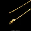 Chains Mens Women Unisex . Yellow Gold Filled Thin Necklace Link Chain