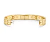 ハイバージョンvゴールドチャームブレスレットシグネチャー4葉のクローバースターカレイドスコープレディースガールズジュエリーのための三色ゴールドブレスレットbijoux cjewelers-1