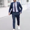 Neue Dusty Hochzeit Smoking Slim Fit Bräutigam Anzüge Maßgeschneiderte Trauzeugen Prom Party Anzüge Jacke Hosen