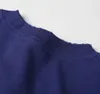 2022 Sommer Herren T-Shirts T-Shirt Luxusfarben Wellenstickerei Buchstabe Blumen Mode Damen Kurzarm Blumen T-Shirts lässige T-Shirt Tops USA GRÖSSE XS-L blau gelb