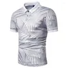 Polos maschile 2022 Polo Casual Summer Cash Shirt Manica corta girare giù collare Slimt fit venduto per le dimensioni più dimensioni