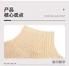 Casual Dresses Long Polo Knit Dress 2022 Autumn and Winter European American Hollow Split Wool Slim midje Fashion Solid