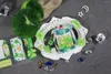 Cadeau cadeau vintage vert trèfle cristal bande d'animal de compagnie pour la fabrication de cartes planificateur bricolage scrapbooking plan autocollant