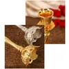 Portacandele Luxury Gold Silver Wedding Party Candeliere decorativo Home Table Lighting Stick Holder Decorazioni europee