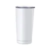 Tassen 1PC 20oz Sublimation Kaffee mit versiegelten Deckeln Reise Auto Tumbler Tassen Edelstahl Vakuum Weinbecher für den Außenbereich