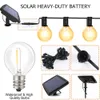 Garden Decorations Solar Light Street Garland Led Outdoor G40 Bulb Waterproof For Decoration Christmas Camping ing 221202