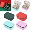 Bolsas de joalheria Ladies Ladies Portable Wooden Jewellery Box Makeup Bracelet Storage para viajar